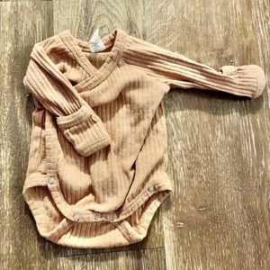 0-3m long sleeve kimono sweater
